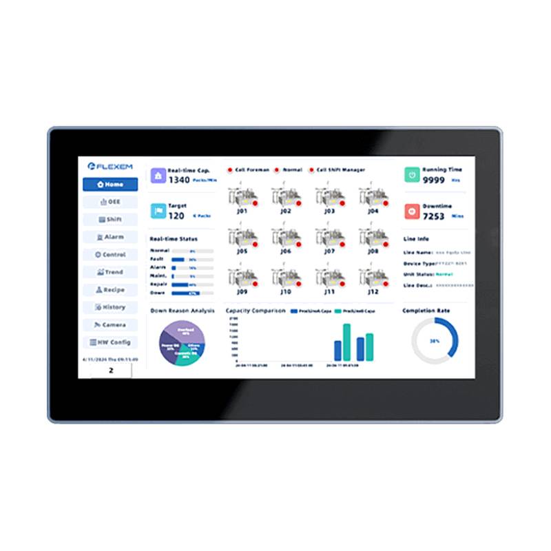 适用于极端工作环境并集成双以太网的 Flexem FPAD716 工业级加固型 HMI 控制器
